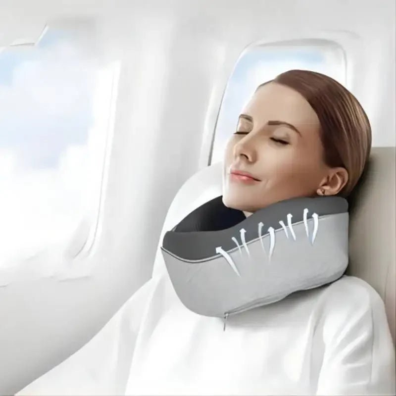 Travel Neck Pillow Travel Neck Cushion Durable U-Shaped Travel Pillow Non-Deformed Airplane Pillow