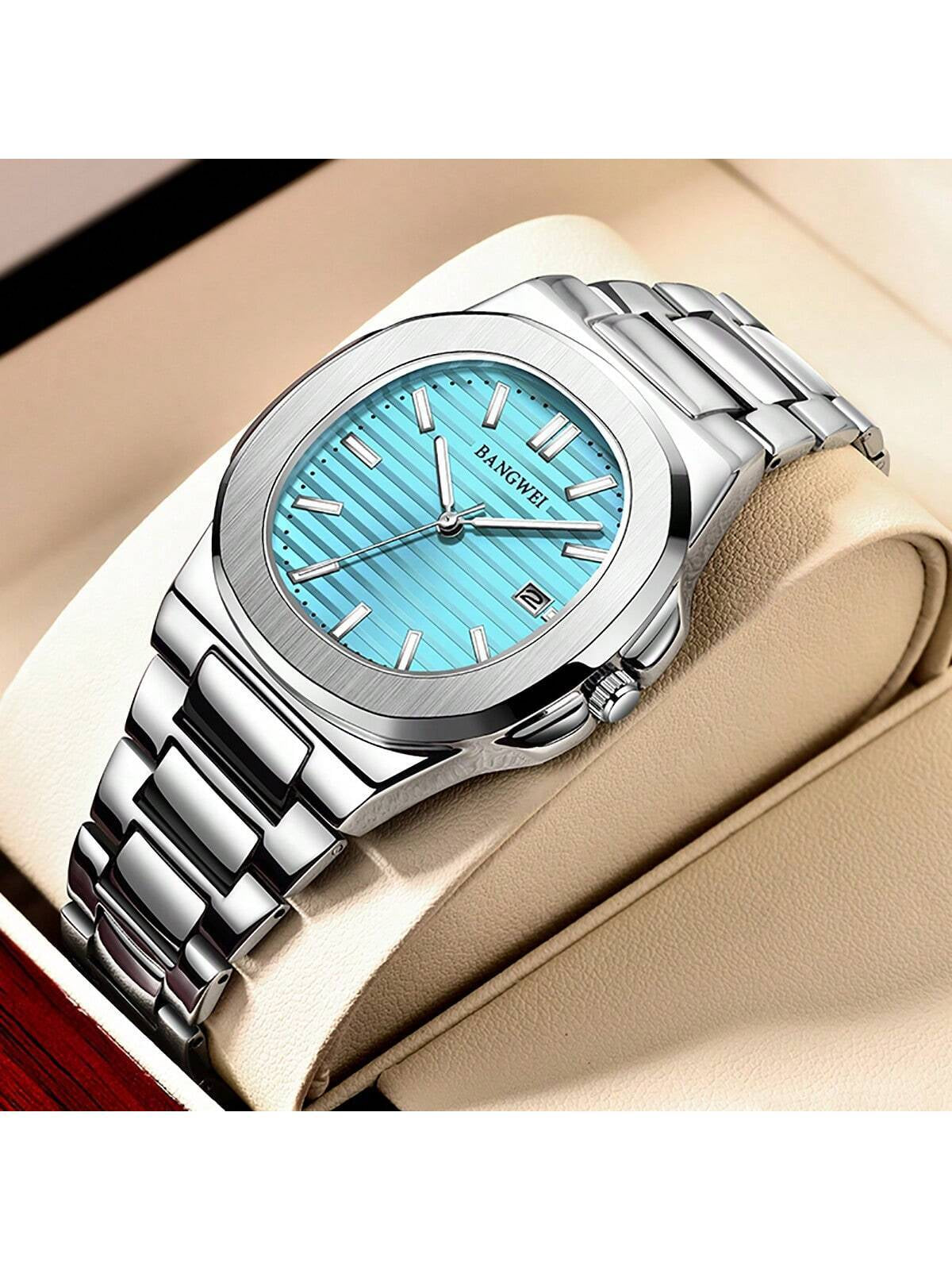 LIGE LIGE Men Watch Top Brand Stainless Steel Watches for Men Sport Date Waterproof Quartz Watches Men Chronograph Father