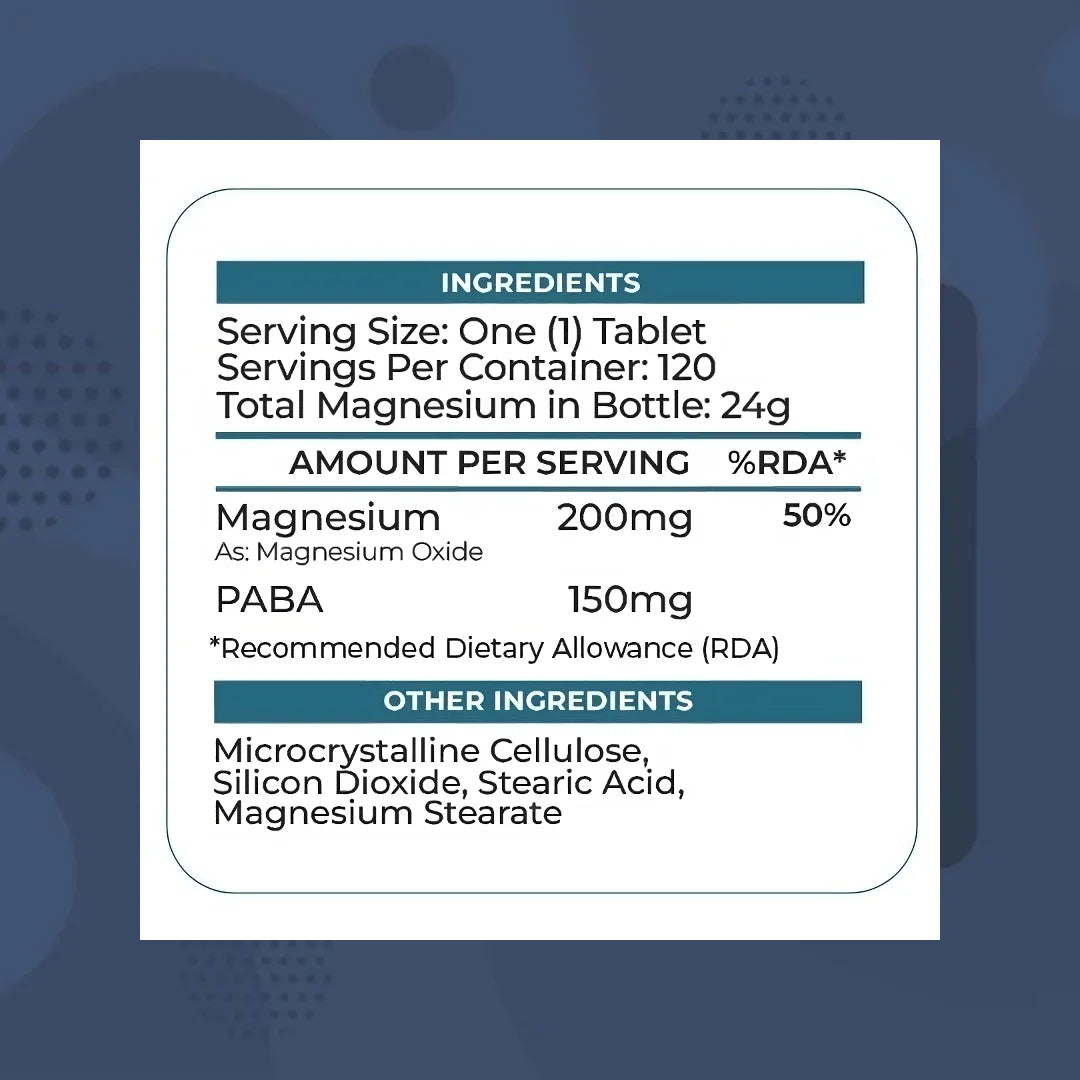 Magnesium Complex Premium Health Supplement |