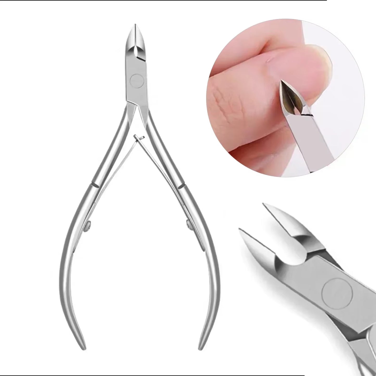 Nailpop Professional Stainless Steel Nail Cutter Scissor Nippers Function Cuticle Pusher Remover Manicure Nail Art Care Tool Kit