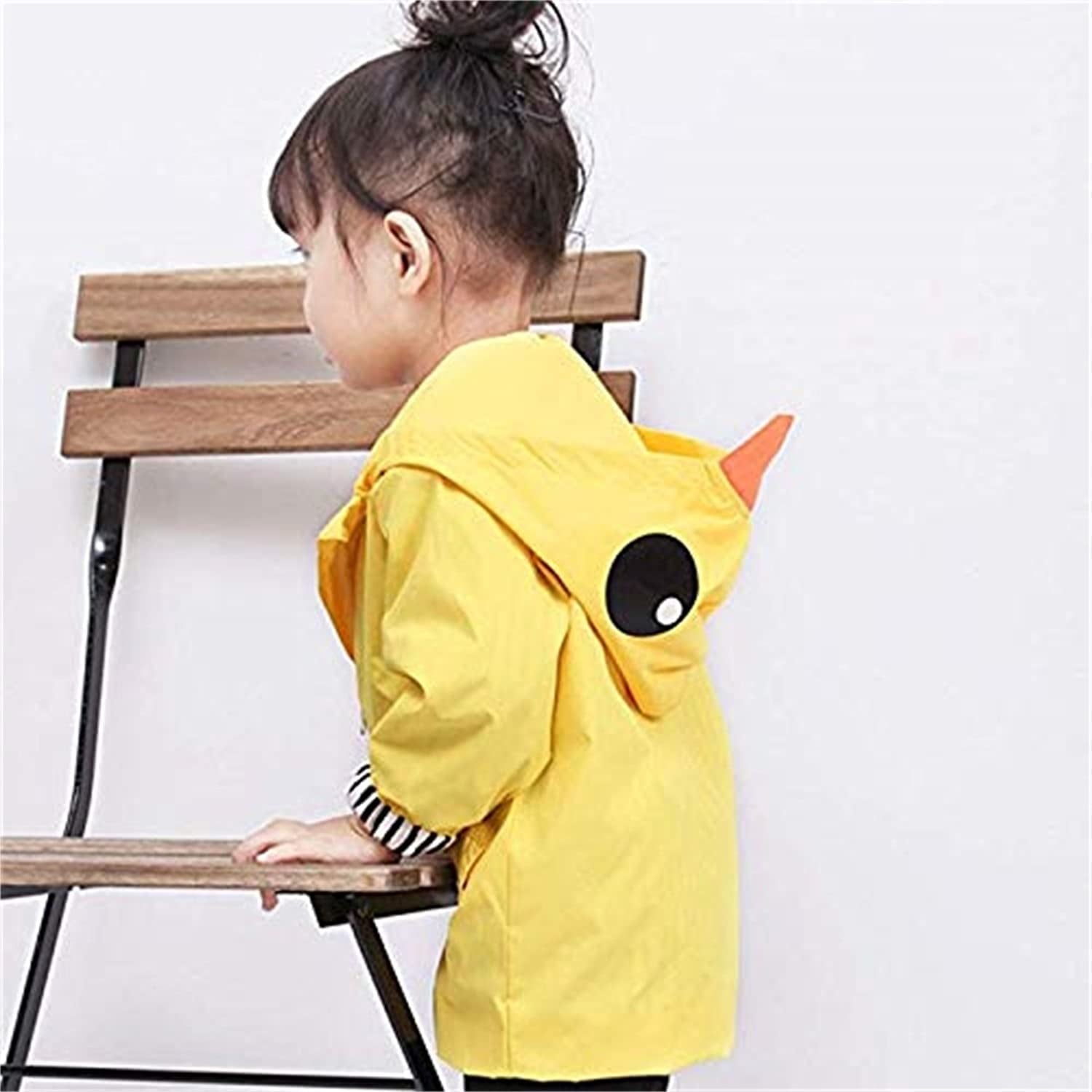 Toddler Baby Boy Girl Duck Rain Jacket Cute Cartoon Animal Raincoat Hoodie Kids Coat Fall Winter School Outfit