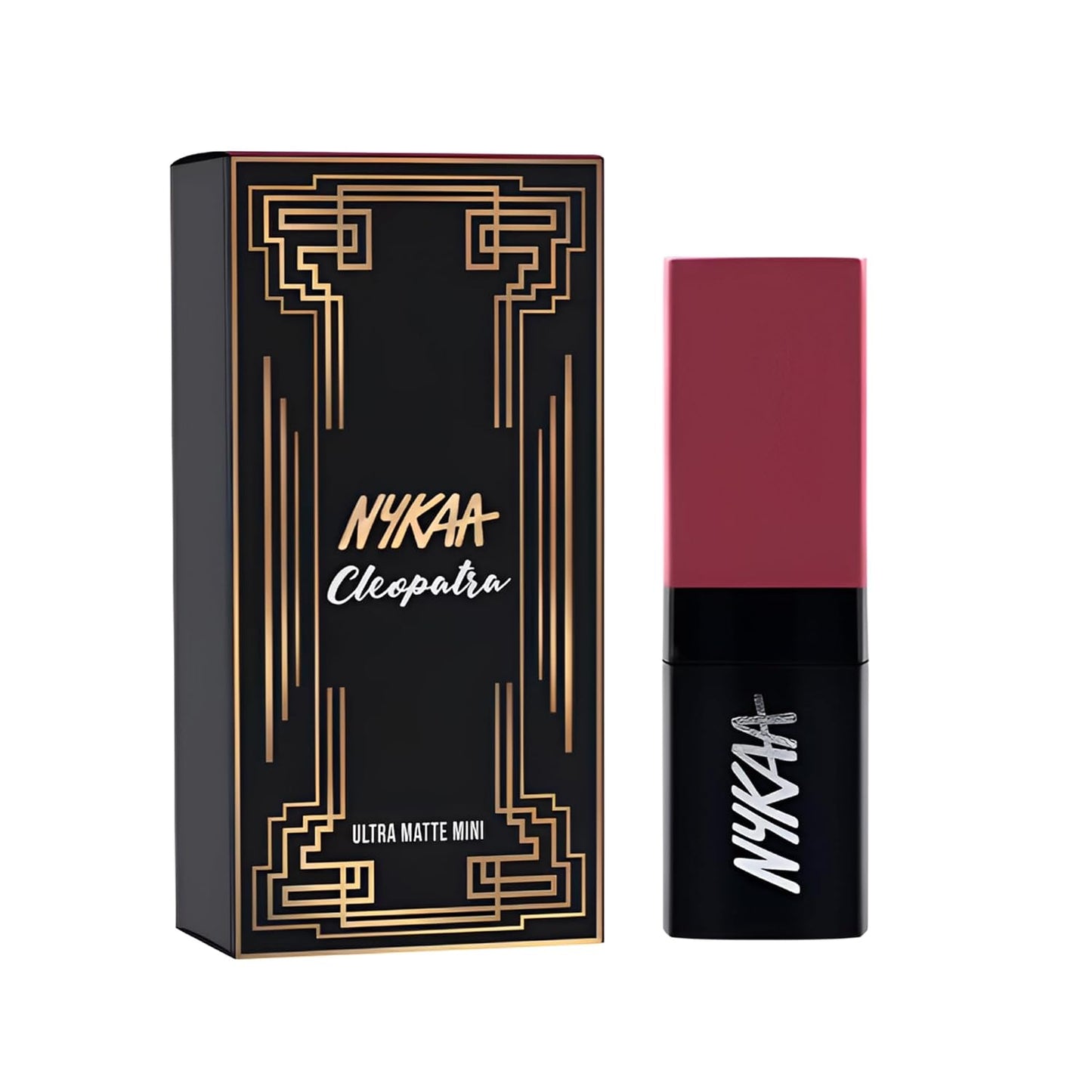 Cosmetics Ultra Matte Mini Lipstick - Nourishing Lip Makeup with Intense Color Payoff - Lip Color with Velvety Texture - 08 Cleopatra - 0.06 Oz